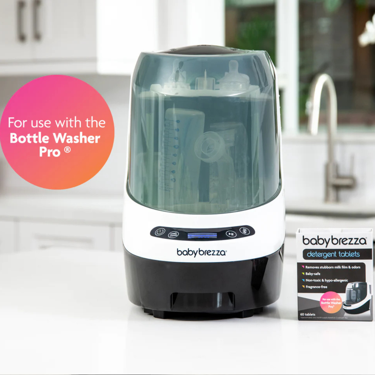 Hộp 120 viên rửa bình dùng cho máy rửa bình sữa Baby Brezza