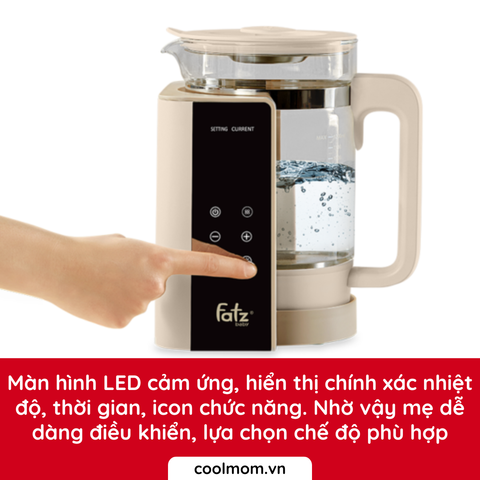 Máy đun nước và hâm nước pha sữa điện tử Fatzbaby Quickpro 1 FB3511BT
