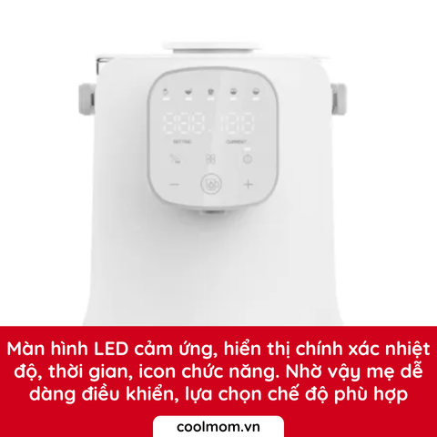 Máy đun và hâm nước pha sữa Fatzbaby SMART 5 PLUS FB3823HB