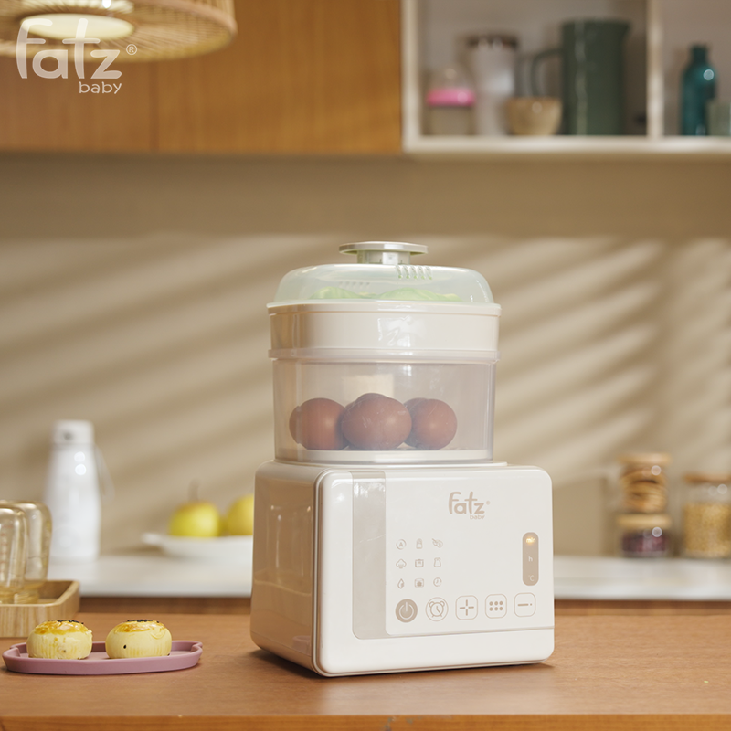 Máy tiệt trùng sấy khô nấu cháo thông minh tích hợp máy hâm sữa Captain 3 FB4326SL