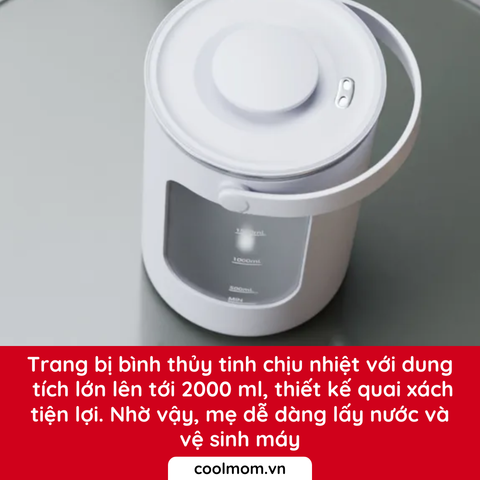 Máy đun và hâm nước pha sữa Fatzbaby SMART 5 PLUS FB3823HB