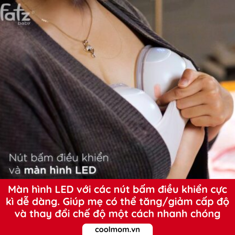 Máy hút sữa điện rảnh tay không dây Fatzbaby FREEMAX 3 FB1203CW