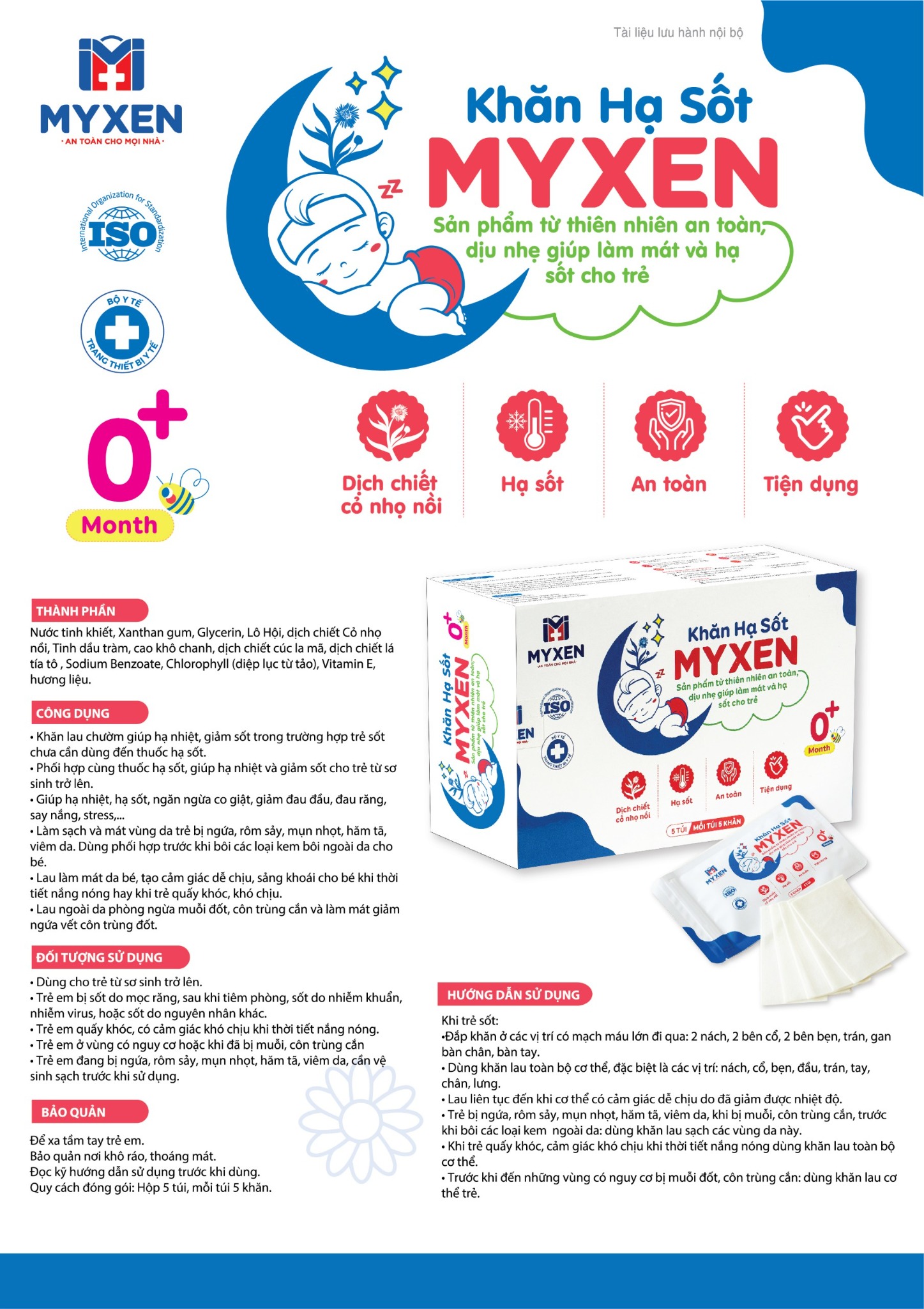 Khăn hạ sốt MYXEN KHS-01