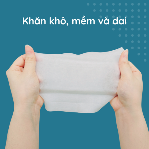 SET 10 Khăn vải khô đa năng COOLMOM Basic 300g (NEW 2023)