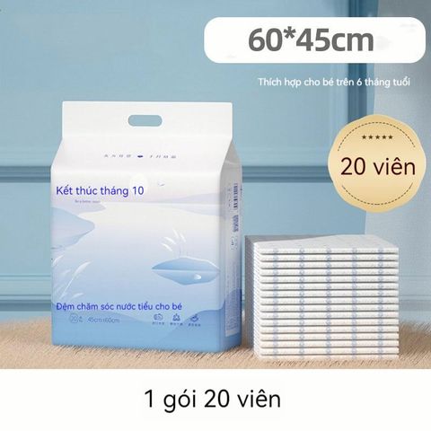 Miếng lót nước tiểu dùng một lần cho bé sơ sinh không thấm nước và thoáng khí chăm sóc bé size lớn size lớn 20 miếng