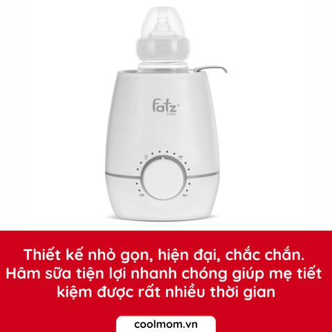 Máy hâm sữa và tiệt trùng Fatzbaby Mono 10 FB3053SJ