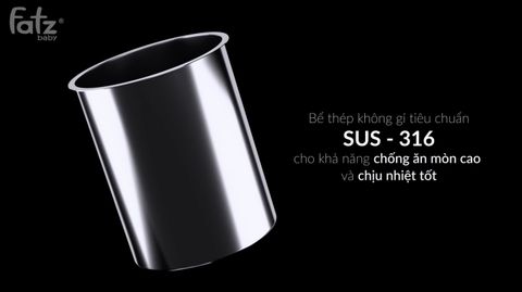 Máy đun và hâm nước pha sữa thông minh Smart 3 Fatzbaby FB3802MX