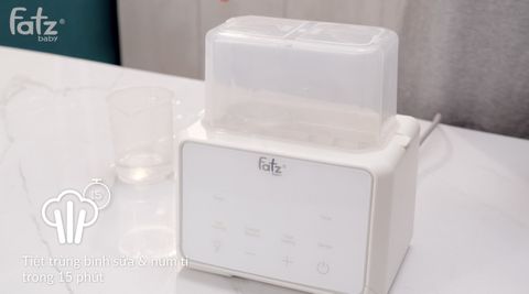 Máy hâm sữa tiệt trùng điện tử Fatzbaby DUO 3 PLUS FB3094TK