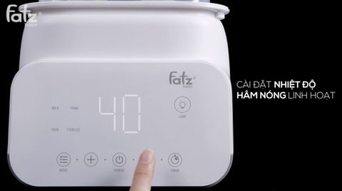 Máy hâm sữa tiệt trùng Fatzbaby điện tử DUO 4 FB3095MX