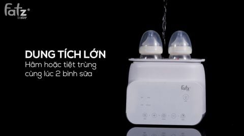 Máy hâm sữa tiệt trùng Fatzbaby điện tử DUO 4 FB3095MX