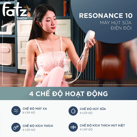 Máy hút sữa điện đôi Fatzbaby Resonance 10 FB1115VN