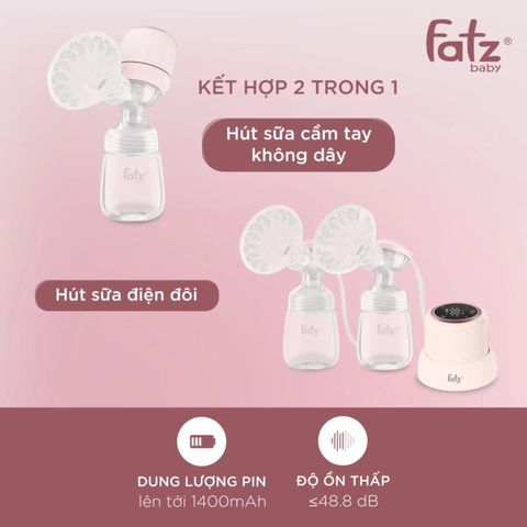 Máy hút sữa điện đôi Fatzbaby Resonance 7 FB1176MB