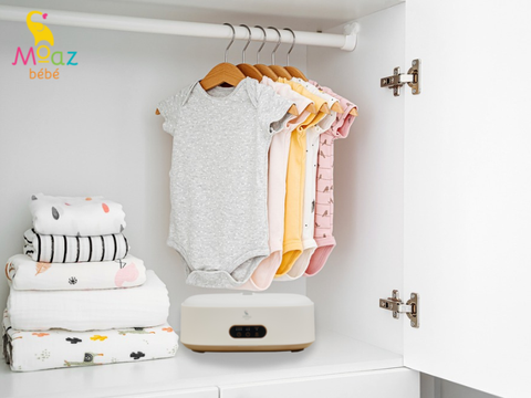 Máy sấy tiệt trùng quần áo cho bé Moaz Bébé MB-048