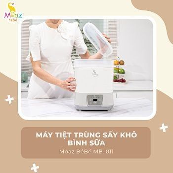 Máy tiệt trùng sấy khô bình sữa Moaz BéBé MB-011
