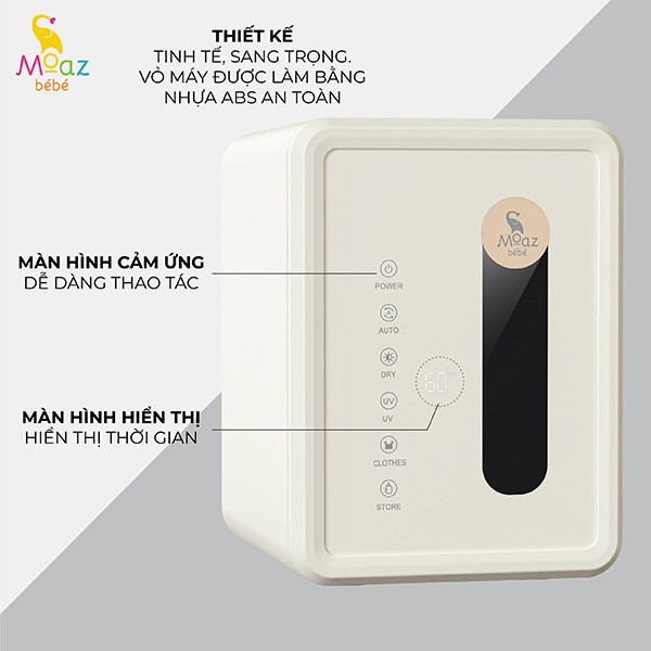 Máy tiệt trùng sấy khô Moaz BéBé UVC MB-042