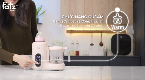 Máy xay và hấp thức ăn dặm Fatzbaby AUTO 1 FB9658MX