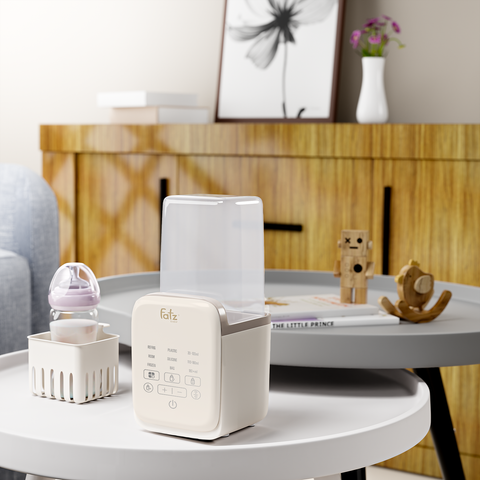 Máy hâm sữa & tiệt trùng siêu tốc thông minh Fatzbaby Mono 14 FB3015KB