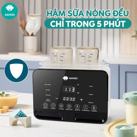 Máy hâm sữa tiệt trùng Kamidi heat 1