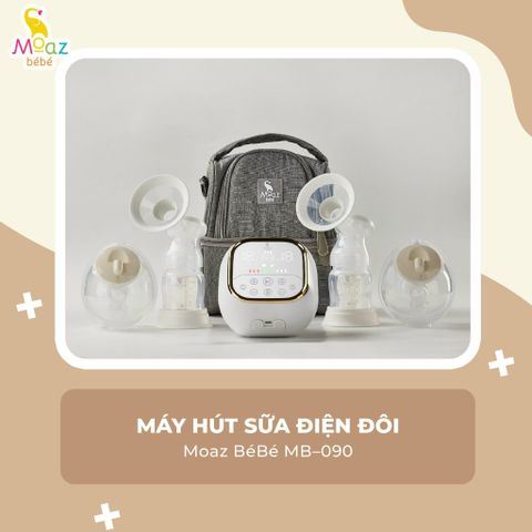 Máy hút sữa điện đôi Moaz BéBé MB-090