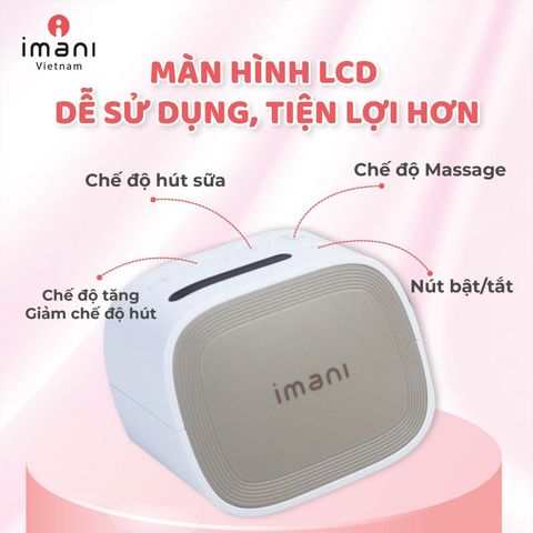Máy hút sữa rảnh tay không dây Imani I2 Plus (1 chiếc)