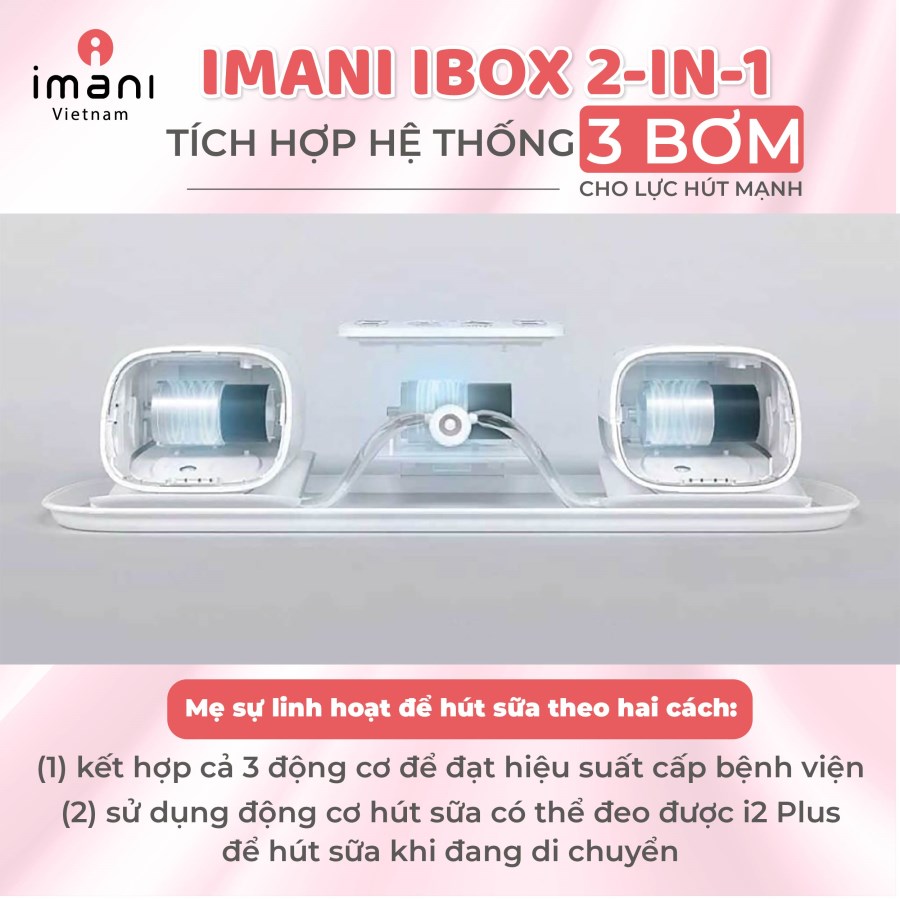 Máy hút sữa Imani IBOX 2-in-1
