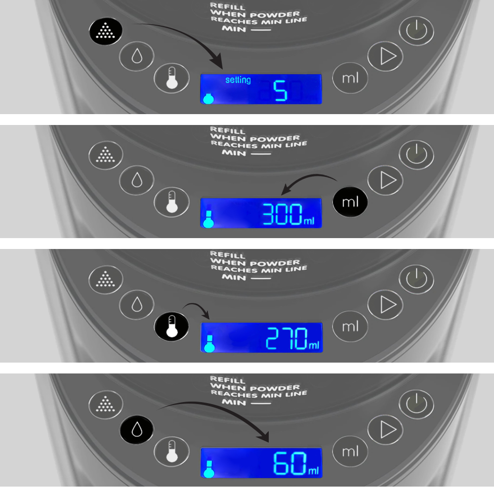 Máy pha sữa Baby Brezza Formula Pro Advanced, Silver / Black