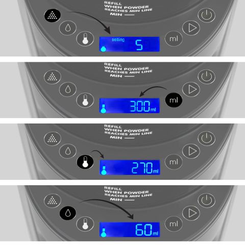 Máy pha sữa Baby Brezza Formula Pro Advanced, Silver / Black