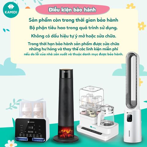 Máy sưởi gốm đa năng Kamidi Warm 2