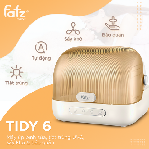 Máy tiệt trùng bình sữa Fatzbaby UVC Tidy 6 FB4616ZH