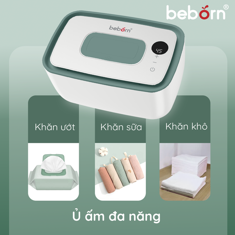 Máy ủ ấm khăn giấy ướt cho bé Beborn Caldo 2 - WW02RS