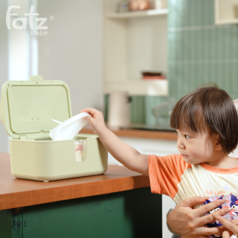 Máy ủ ấm và tiệt trùng UVC-LED khăn giấy ướt cho bé Warm 5