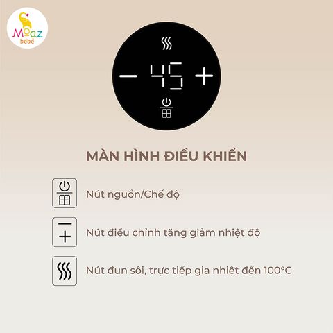 Bình đun nước mini Moaz BéBé MB-099