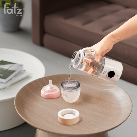 Bình hâm nước pha sữa di động Fatzbaby Mini Smart 10 FB3803FD