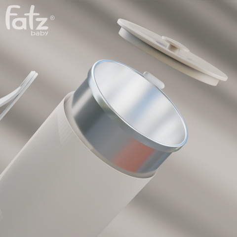 Bình hâm nước pha sữa và khuấy sữa di động Fatzbaby Mini Smart 5 FB3802WN