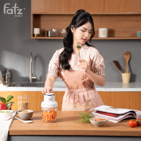 Máy xay thức ăn dặm đa năng cho bé Fatzbaby MIX 4 FB5021KB