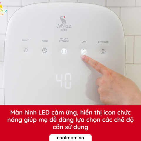 Máy tiệt trùng UVC ION Moaz BéBé MB-072