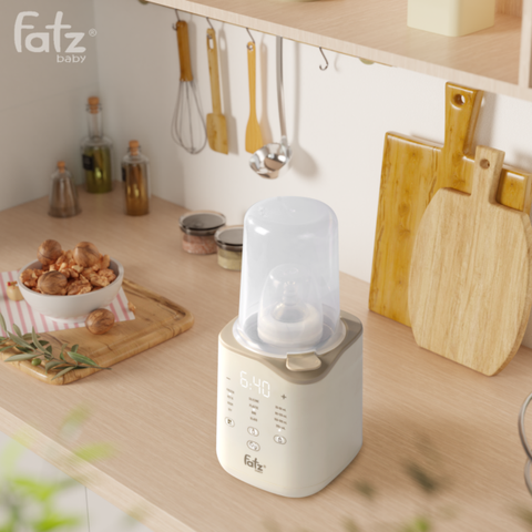 Máy hâm sữa và tiệt trùng điện tử Fatzbaby MONO 11 plus (siêu tốc thông minh)-FB3016TN