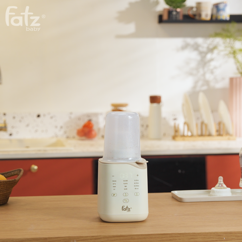 Máy hâm sữa và tiệt trùng điện tử Fatzbaby MONO 11 plus (siêu tốc thông minh)-FB3016TN