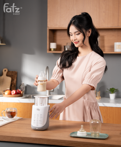 Máy hâm sữa và tiệt trùng điện tử Fatzbaby Mono 17 (siêu tốc thông minh)-FB3007KB