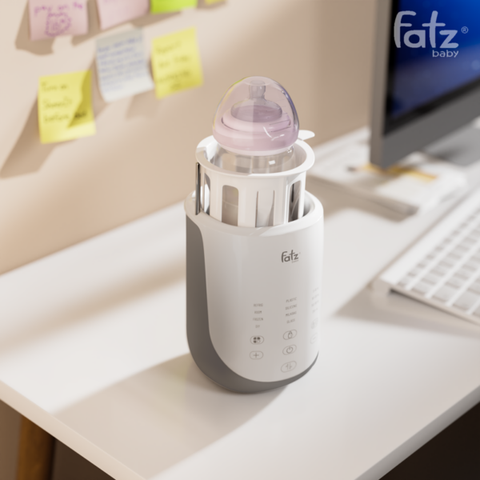 Máy hâm sữa và tiệt trùng điện tử Fatzbaby Mono 17 (siêu tốc thông minh)-FB3007KB