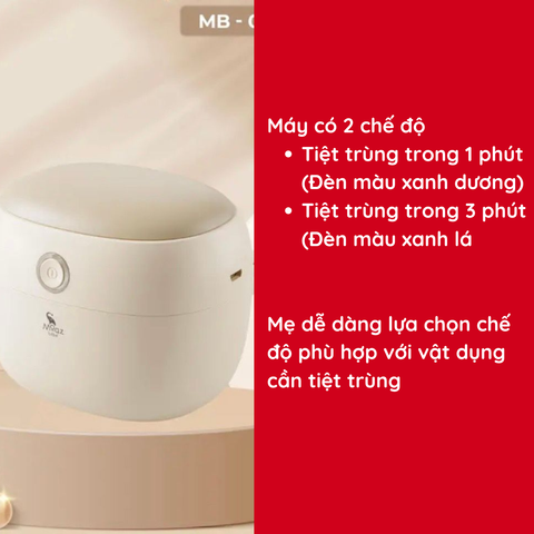 Máy tiệt trùng ti giả Moaz BéBé UVC MB-045