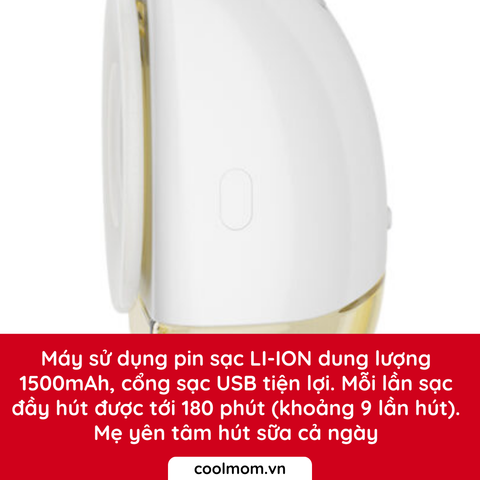 Máy hút sữa điện rảnh tay không dây Fatzbaby FREEPRO 1 FB1270BT