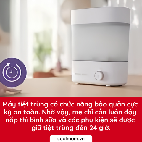 Máy tiệt trùng và sấy khô bình sữa Philips Avent 3 in 1 SCF293.00