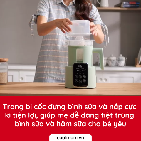 Máy đun và hâm nước pha sữa điện tử Fatzbaby Quickpro 2 FB3190RS