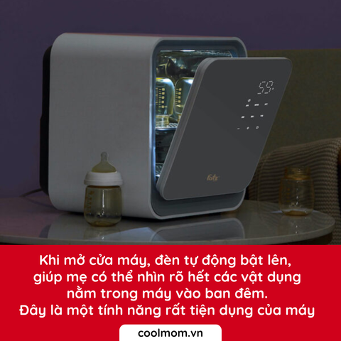 Máy tiệt trùng bình sữa Fatzbaby UVC KING 1 FB4722BT