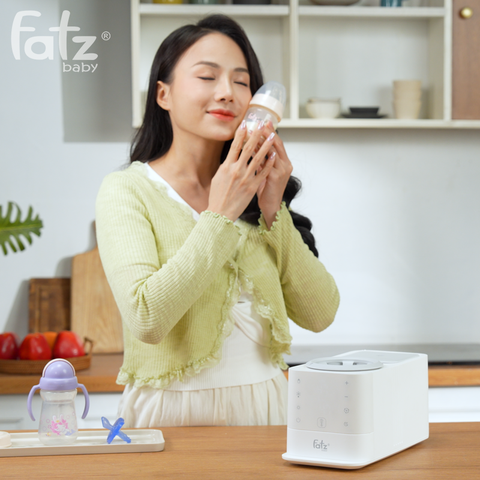 Máy đa năng điện tử (LẮC SỮA/ HÂM SỮA & TIỆT TRÙNG UVC LED) Mini-Multi 1