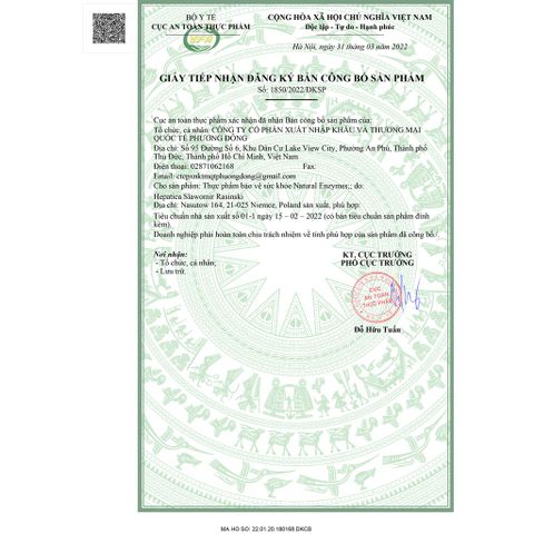 Natural Enzymes - Hỗ trợ và cải thiện chức năng tiêu hoá