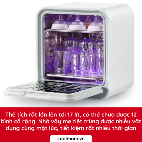 Máy tiệt trùng bình sữa Fatzbaby UVC KING 1 FB4722BT