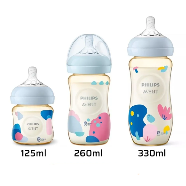 Bình sữa Philips Avent Natural 125ml / 260ml / 330ml bằng nhựa PPSU
