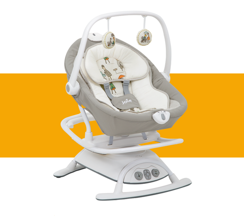 Nôi cũi cho bé Joie Sansa 2in1 Portrait (Nôi đưa)